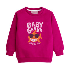 BABY SHARK RED COLOR BOYS LONG SLEEVE SWEAT-SHIRT