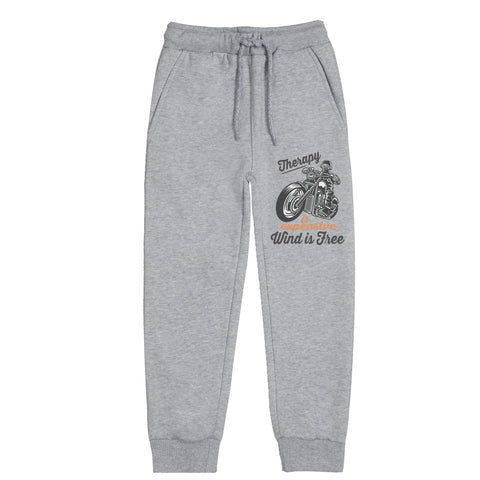 THERAPY JUNIOR BOY GREY HEADER TRACK SUIT