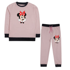 MINNIE PINK COLOR GIRLS TRACK SUIT