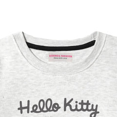HELLO KITTY JUNIOR GIRLS OATMEAL COLOR TRACK SUIT