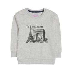 TREASURES OATMEAL BOYS LONG SLEEVE SWEAT-SHIRT