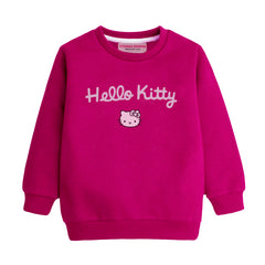 HELLO KITTY RED GIRLS LONG SLEEVE SWEAT-SHIRT