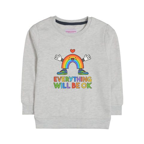 EVERYTHING OATMEAL BOYS LONG SLEEVE SWEAT-SHIRT