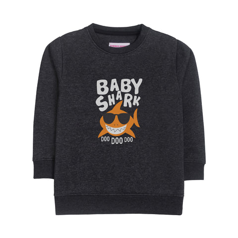 BABY SHARK JUNIOR BOY CHARCOAL COLOR TRACK SUIT