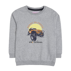 READY TO CRUSH GREY HEADER BOYS SWEAT-SHIRT