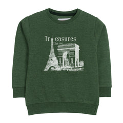 TREASURE SWEAT-SHIRT ARMY COLOR