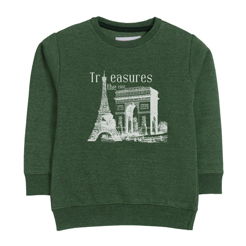TREASURES JUNIOR BOY ARMY COLOR TRACK SUIT