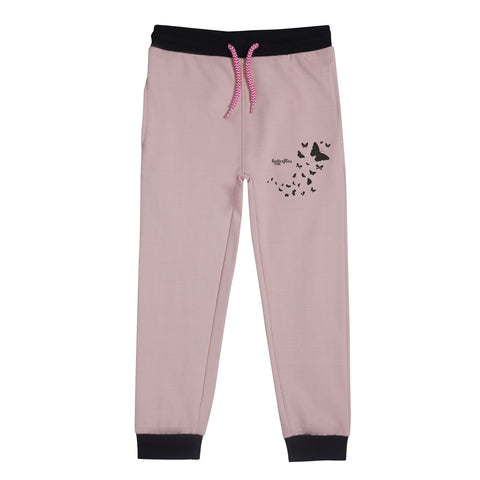 BUTTERFLIES PINK COLOR GIRLS TRACK SUIT