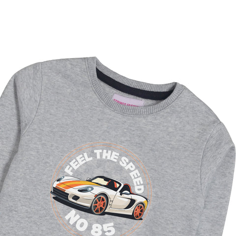 FEEL THE SPEED GREY HEADER BOYS SWEAT-SHIRT