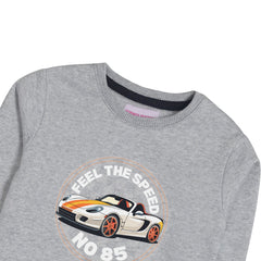 FEEL THE SPEED GREY HEADER BOYS SWEAT-SHIRT
