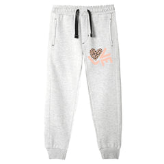 LOVE JUNIOR GIRLS OATMEAL COLOR TRACK SUIT