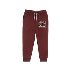 MUSCLE GARAGE JUNIOR BOY BURGUNDY COLOR TRACK SUIT