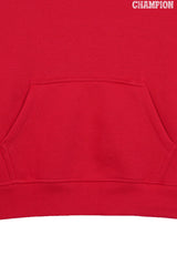 CHAMPION RED BOYS FLEECE HOODIE