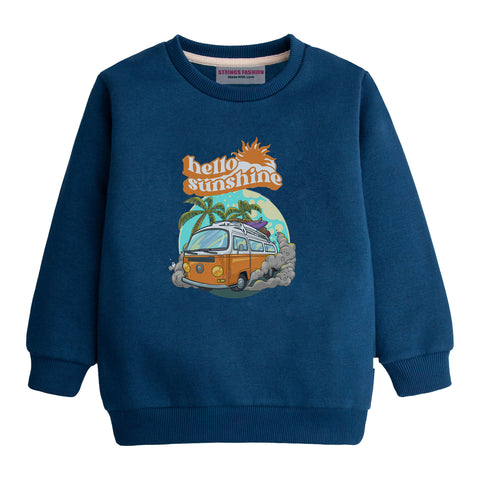SUNSHINE NAVY BOYS LONG SLEEVE SWEAT-SHIRT