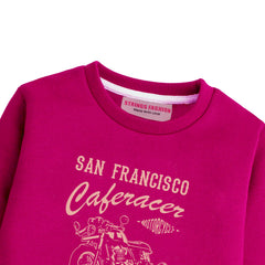 FRANCISCO RED COLOR BOYS LONG SLEEVE SWEAT-SHIRT