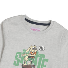 SKATE OATMEAL BOYS LONG SLEEVE SWEAT-SHIRT