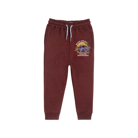 BEACH BOUND JUNIOR BOY BURGUNDY COLOR TRACK SUIT