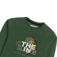 THE KING SWEAT-SHIRT ARMY COLOR