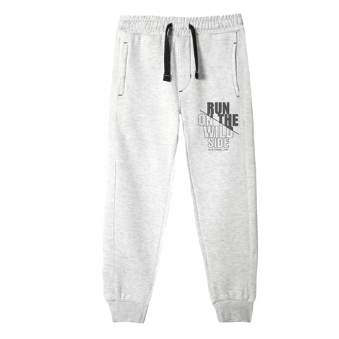 RUN ON THE WILD SIDE JUNIOR BOY OATMEAL COLOR TRACK SUIT