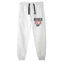 NEVER GIVE UP JUNIOR GIRLS OATMEAL COLOR TRACK SUIT