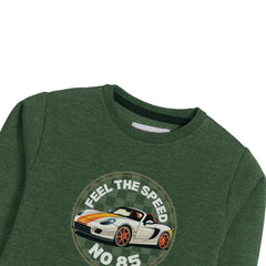 FEEL THE SPEED SWEAT-SHIRT ARMY COLOR