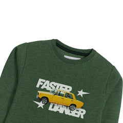 DANGER SWEAT-SHIRT ARMY COLOR
