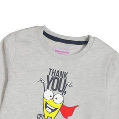 THANK YOU OATMEAL BOYS LONG SLEEVE SWEAT-SHIRT