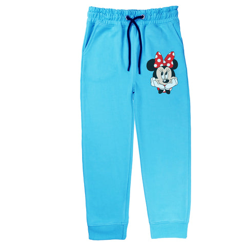 MINNIE SKY BLUE COLOR GIRLS TERYY FABRIC TRACK SUIT