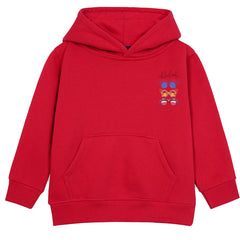 CHILLIUM RED GIRLS FLEECE HOODIE