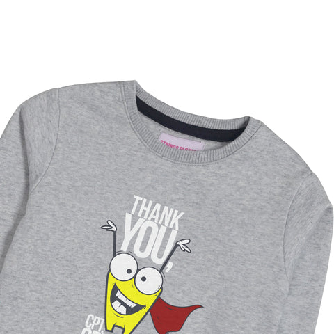 THANK YOU GREY HEADER BOYS SWEAT-SHIRT
