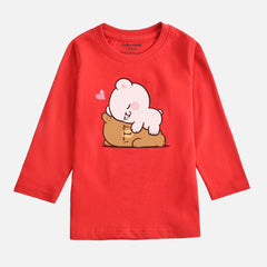 MILK & MOCHA JUNIOR FEISTA COLOR GIRLS LONG SLEEVE T-SHIRT
