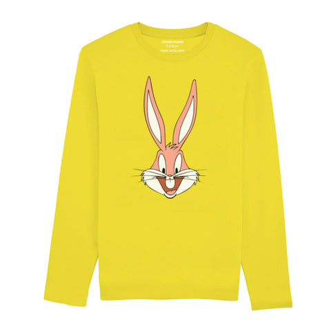 BUG BUNNY JUNIOR BLAZING YELLOW COLOR GIRLS LONG SLEEVE T.SHIRT