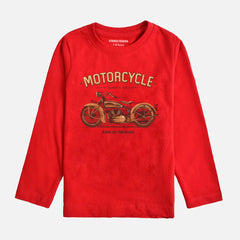 DIGITAL PRINTED VINTAGE BIKE 2 FEISTA BOYS LONG SLEEVE T.SHIRT