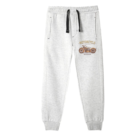 MOTORCYCLE JUNIOR BOY TRACK SUIT OATMEAL COLOR