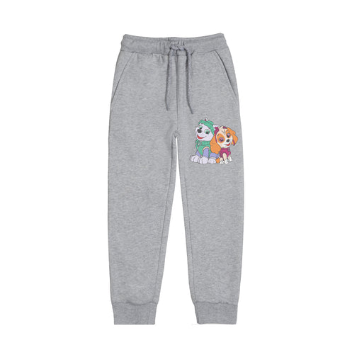 PAW JUNIOR GIRLS GREY HEADER COLOR TRACK SUIT