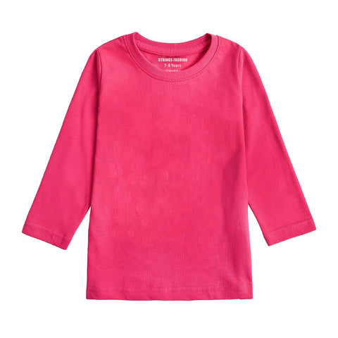 Junior Paradise Pink Color Girls Long Sleeve T.Shirt