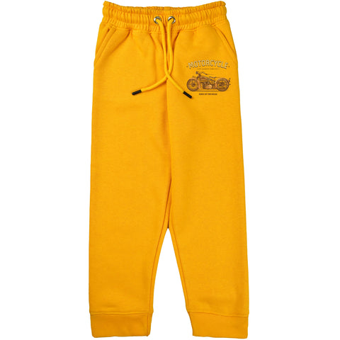 Motorcycle Junior Boy Track Suit Yellow Header Color