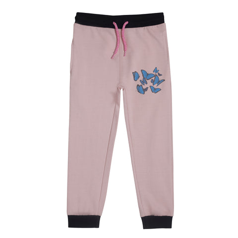 BUTTERFLY PINK COLOR GIRLS TRACK SUIT