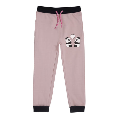 PANDA PINK COLOR GIRLS TRACK SUIT