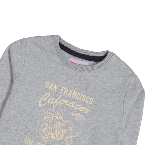 SAN FRESCISCO GREY HEADER BOYS SWEAT-SHIRT