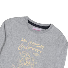 SAN FRESCISCO GREY HEADER BOYS SWEAT-SHIRT