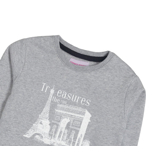 TREASURE GREY HEADER BOYS SWEAT-SHIRT