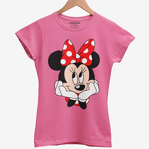 MINNIE JUNIOR PINK GIRLS T.SHIRT