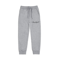 BEAUTIFUL JUNIOR GIRLS GREY HEADER COLOR TRACK SUIT