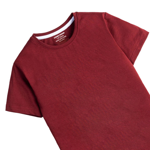 MAROON BASIC T-SHIRT