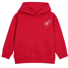 SPARROW RED GIRLS FLEECE HOODIE