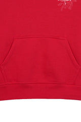 SPARROW RED GIRLS FLEECE HOODIE