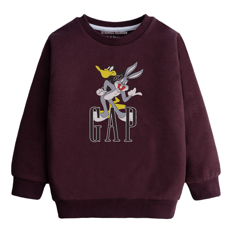 Gap junior Maroon Color Boys Long Sleeve Sweat-Shirt