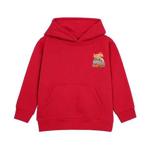 HELLO SUNSHINE RED BOYS FLEECE HOODIE