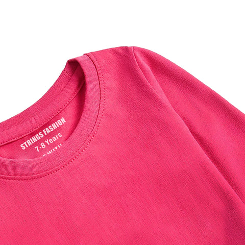 Junior Paradise Pink Color Girls Long Sleeve T.Shirt